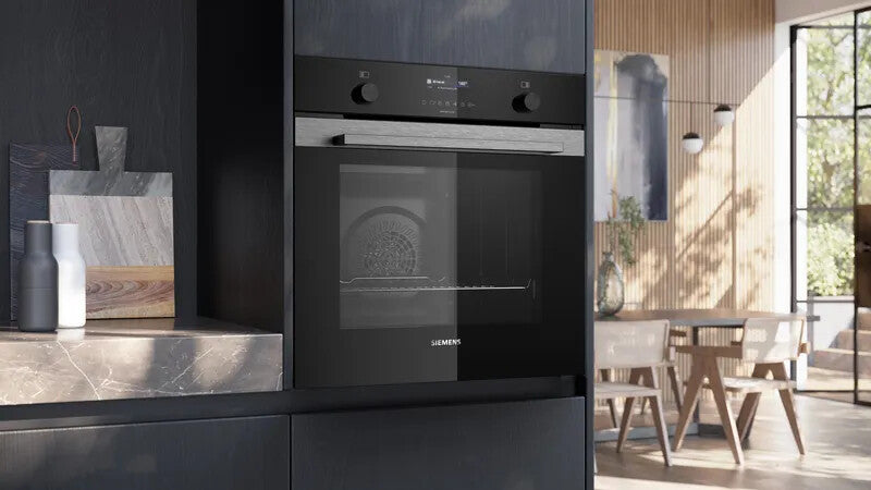 Siemens iQ500 HQ379G6S7 ovn 71 L Sort