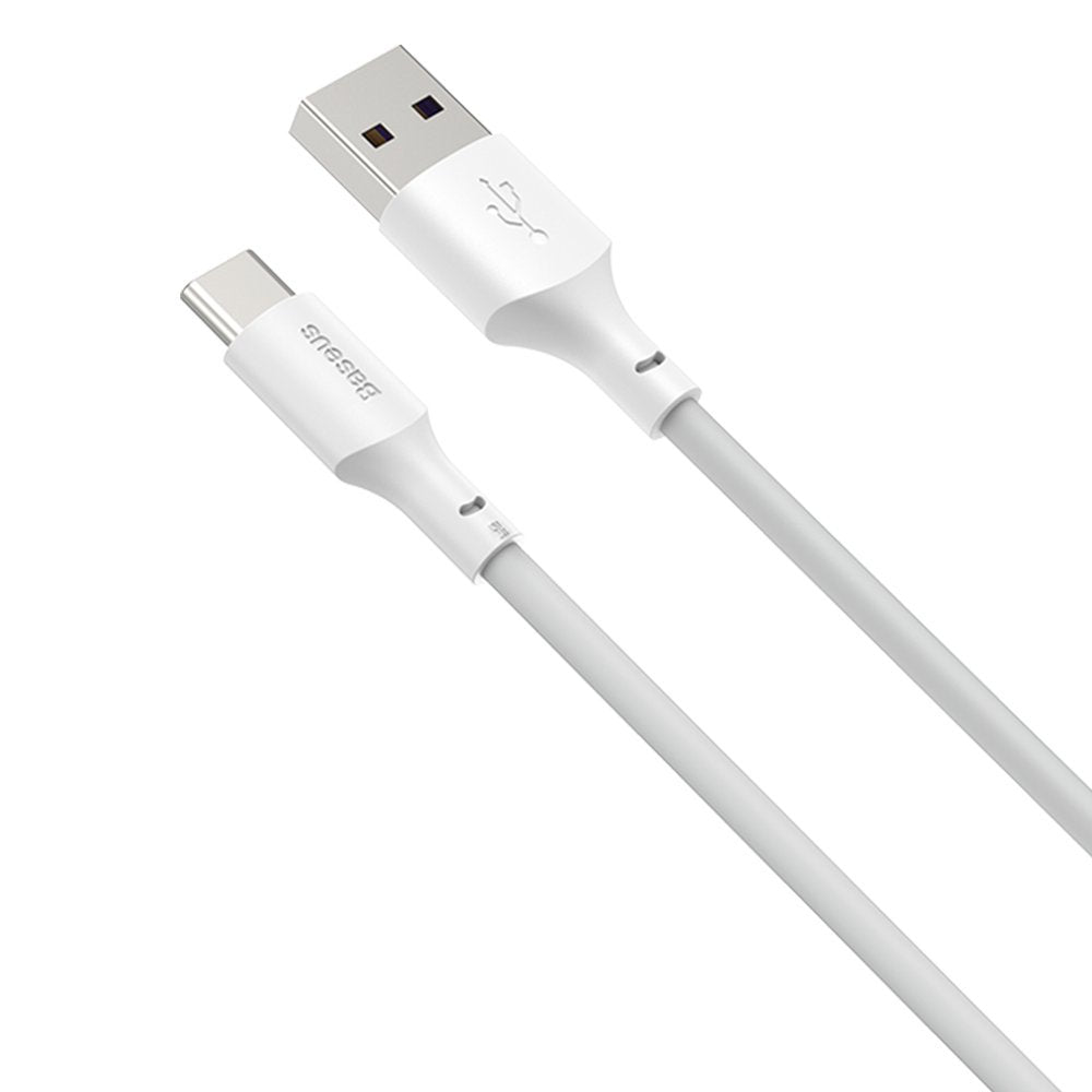 Baseus 2x USB-A - USB Type C kabel hurtig opladning Hurtig opladning 40 W 5 A 1,5 m - hvid (TZCATZJ-02)