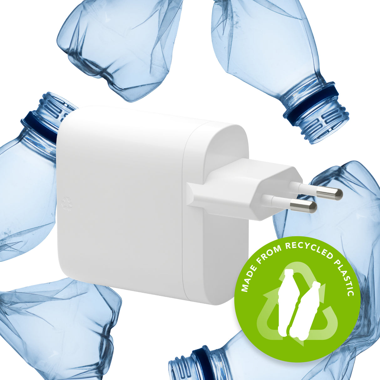 Dbramante Re-charge - EU Wall Charger - 2x USB-C 45W - White