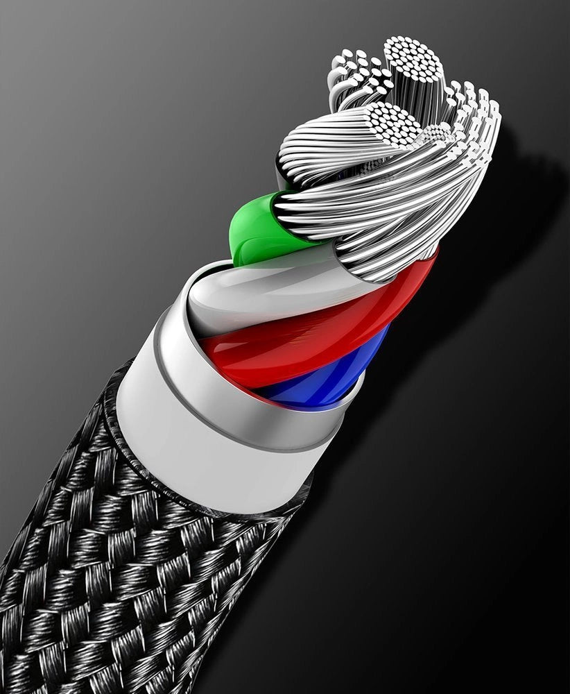 Baseus CATLWJ-01 Lightning - USB-C PD kabel 20W 480Mb/s 1m - sort