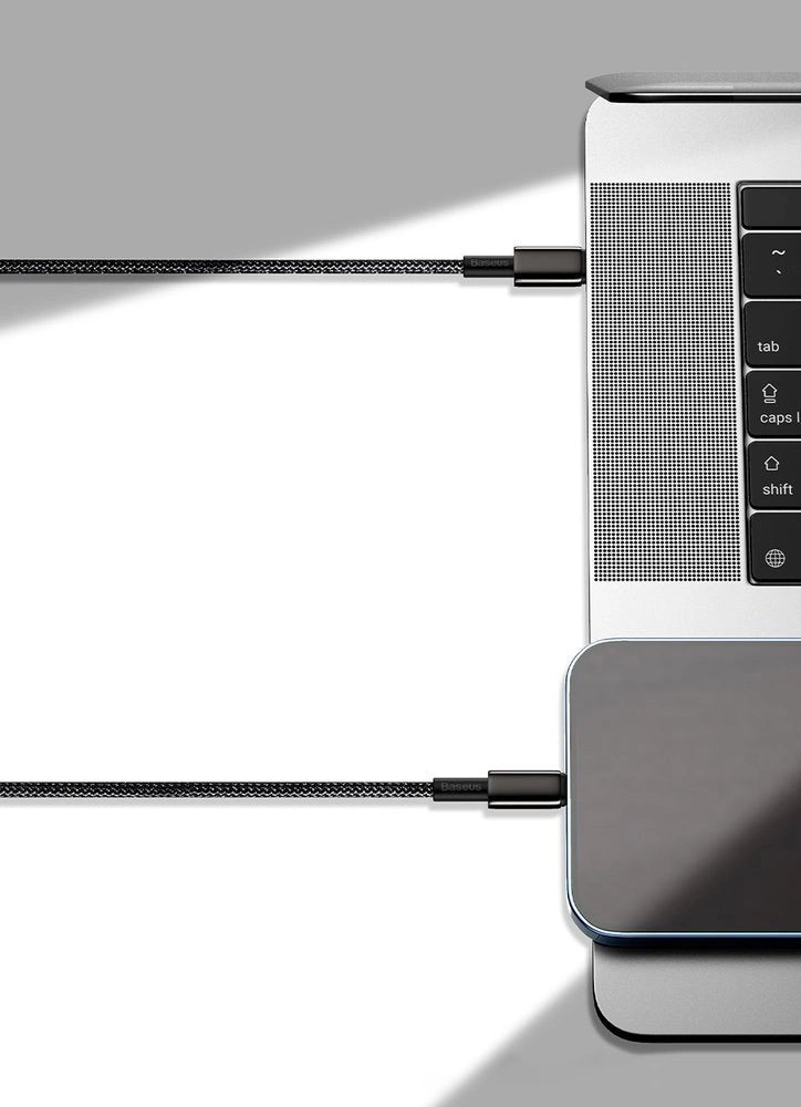 Baseus CATLWJ-01 Lightning - USB-C PD kabel 20W 480Mb/s 1m - sort