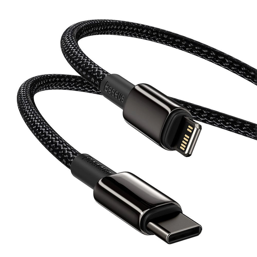 Baseus CATLWJ-01 Lightning - USB-C PD kabel 20W 480Mb/s 1m - sort