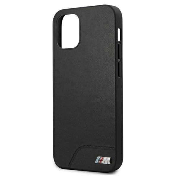 Etui BMW BMHCP12SMHOLBK iPhone 12 mini 5,4" sort/sort hardcase M Collection Smooth PU