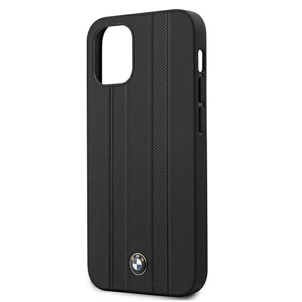 Etui BMW BMHCP12STTBK iPhone 12 mini 5,4" sort/sort hårdkasse Signature Tire Marks