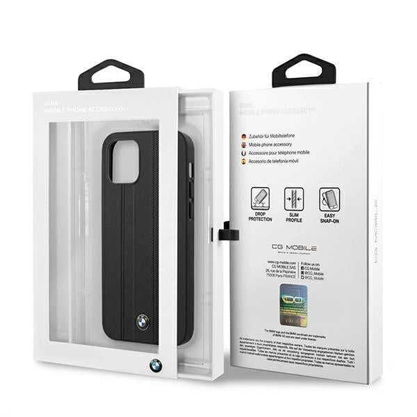 Etui BMW BMHCP12STTBK iPhone 12 mini 5,4" sort/sort hårdkasse Signature Tire Marks