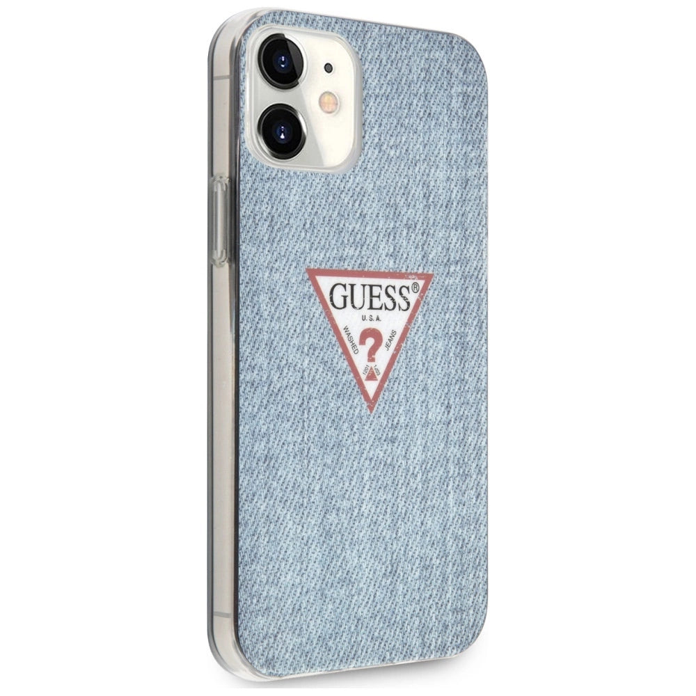 Guess GUHCP12SPCUJULLB iPhone 12 mini 5.4" blå/lysblå hardcase Jeans Collection