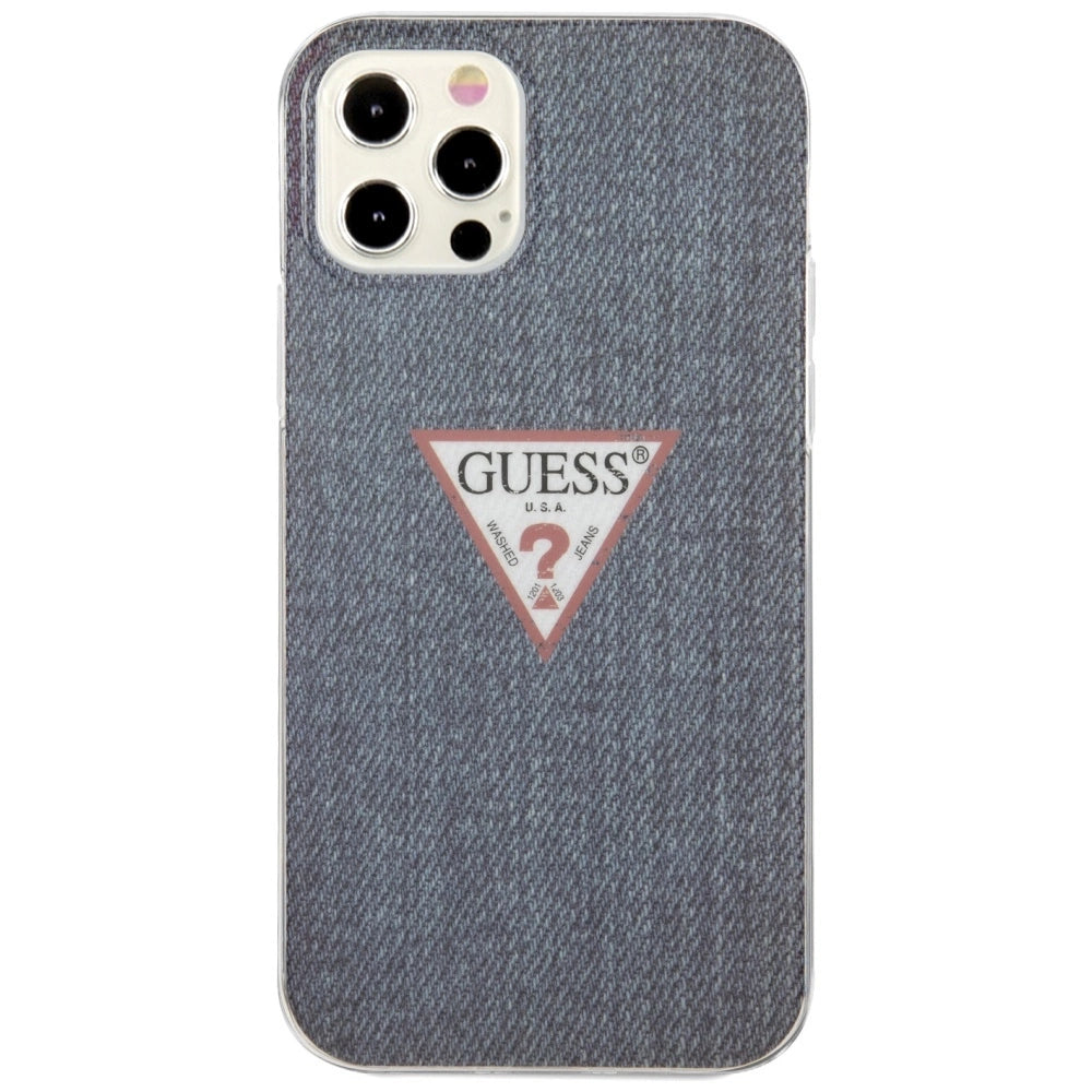Guess GUHCP12LPCUJULDB iPhone 12 Pro Max 6.7" marine/mørkblå hardcase Jeans Collection