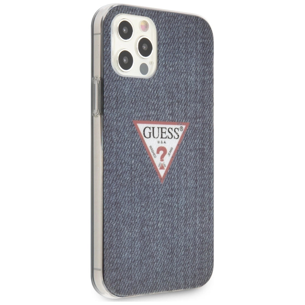 Guess GUHCP12LPCUJULDB iPhone 12 Pro Max 6.7" marine/mørkblå hardcase Jeans Collection