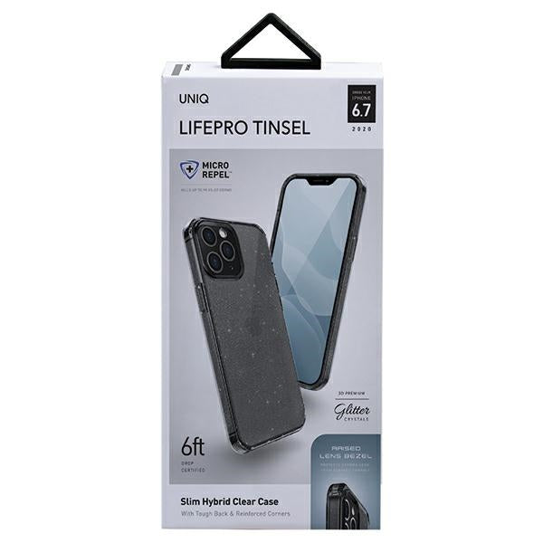 Uniq LifePro Tinsel case til iPhone 12 Pro Max - sort