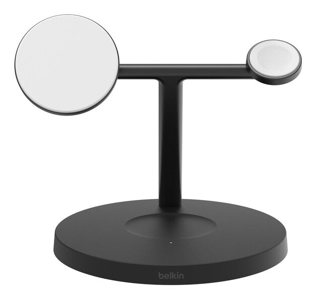 Belkin BoostCharge Pro Hovedtelefoner, Smartphone, SmartWatch Sort USB Trådløs opladning Hurtig opladning Indendørs