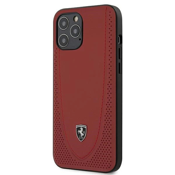 Ferrari FEOGOHCP12LRE iPhone 12 Pro Max 6.7" rød/rød hardcase Off Track perforeret