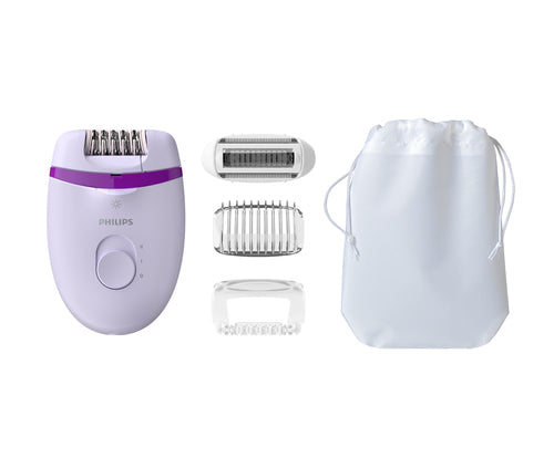 Philips Satinelle Essential Med Opti-light til benene, Kompakt epilator med ledning