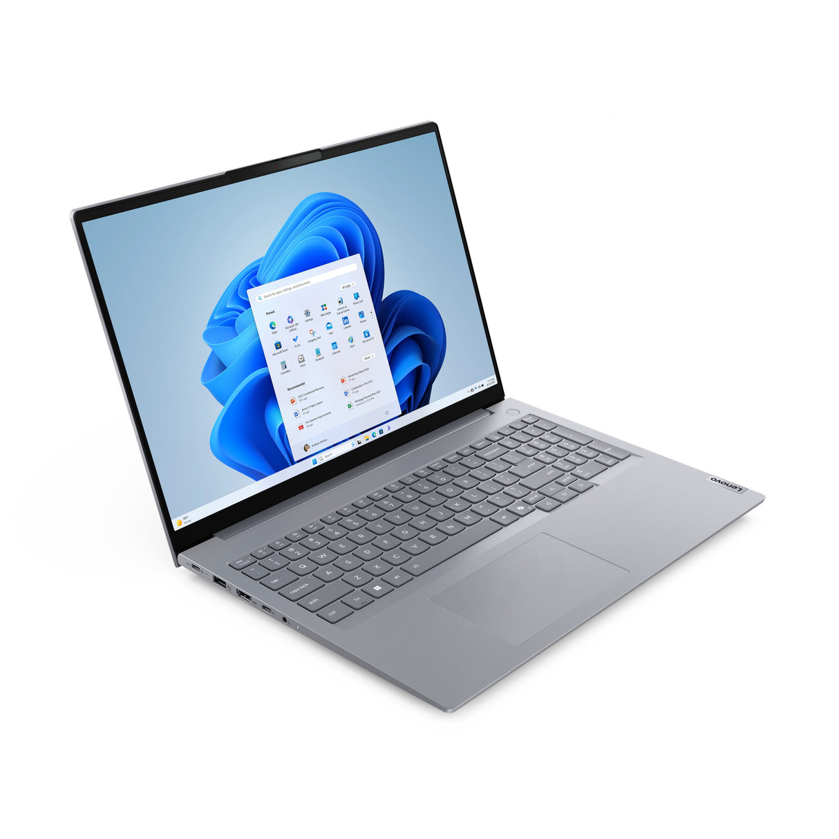 Lenovo ThinkBook 16 G8 IAL Intel Core Ultra 5 135H Laptop 40,6 cm (16") WUXGA 16 GB DDR5-SDRAM 512 GB SSD Wi-Fi 6E (802.11ax) Windows 11 Pro Engelsk Grå