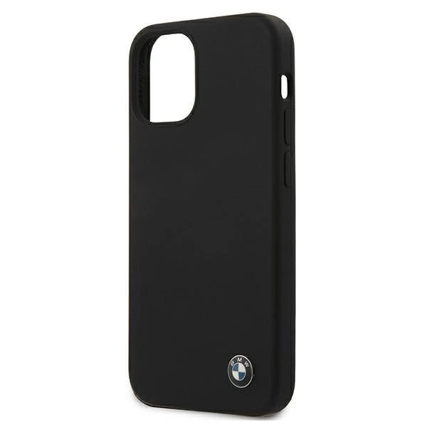 Etui BMW BMHCP12SSILBK iPhone 12 mini 5,4" sort/sort hårdkasse Silikon Signatur