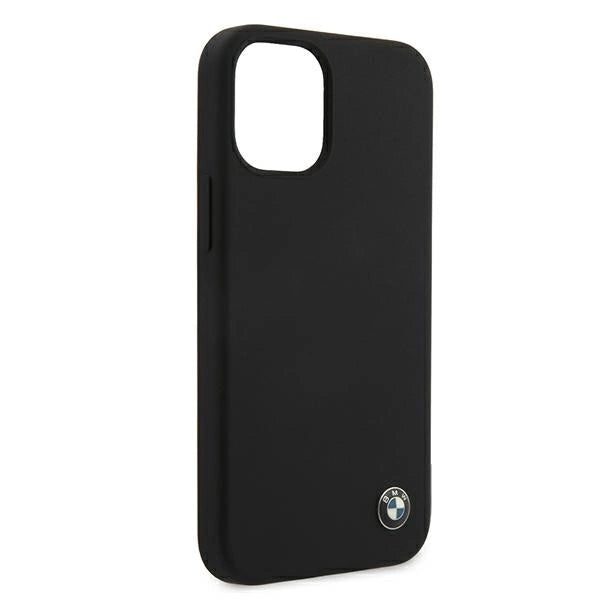 Etui BMW BMHCP12SSILBK iPhone 12 mini 5,4" sort/sort hårdkasse Silikon Signatur