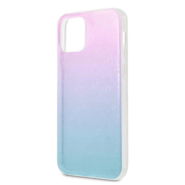 Guess GUHCP12L3D4GGBP iPhone 12 Pro Max 6,7" Niebiesko-różowy/blue&pink hardcase 4G 3D Pattern Collection