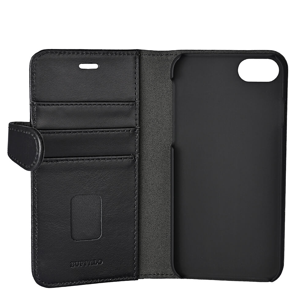 Wallet Læder iPhone 6/7/8/SE2020/22 Sort