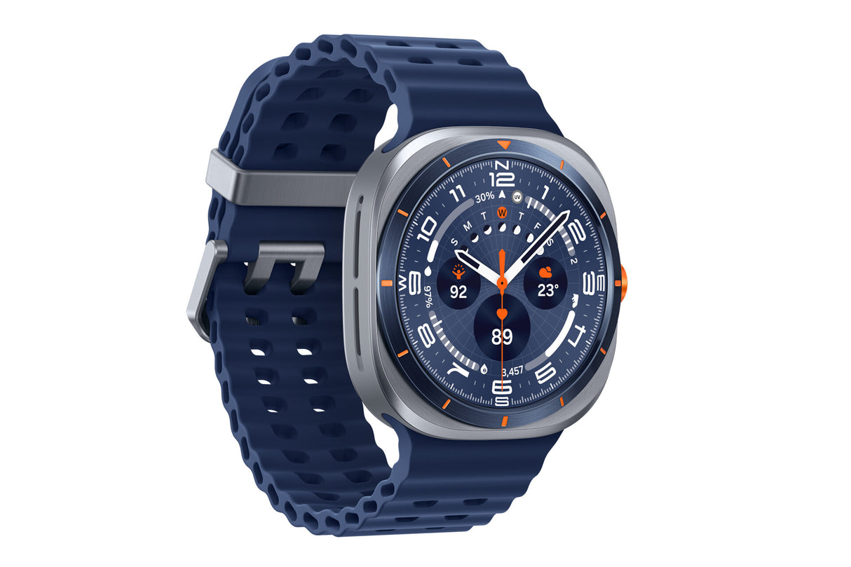 Samsung Galaxy Watch Ultra 3,81 cm (1.5") AMOLED 47 mm Digital 480 x 480 pixel Berøringsskærm 4G Blå Wi-Fi GPS (satellit)