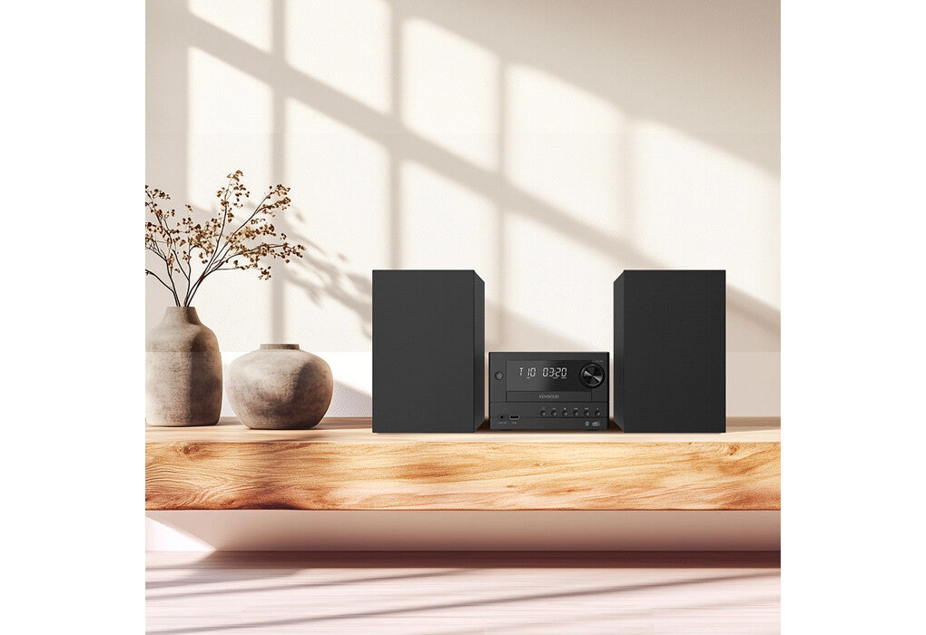 Kenwood M-450DAB stereoanlæg Home audio micro system 10 W Sort