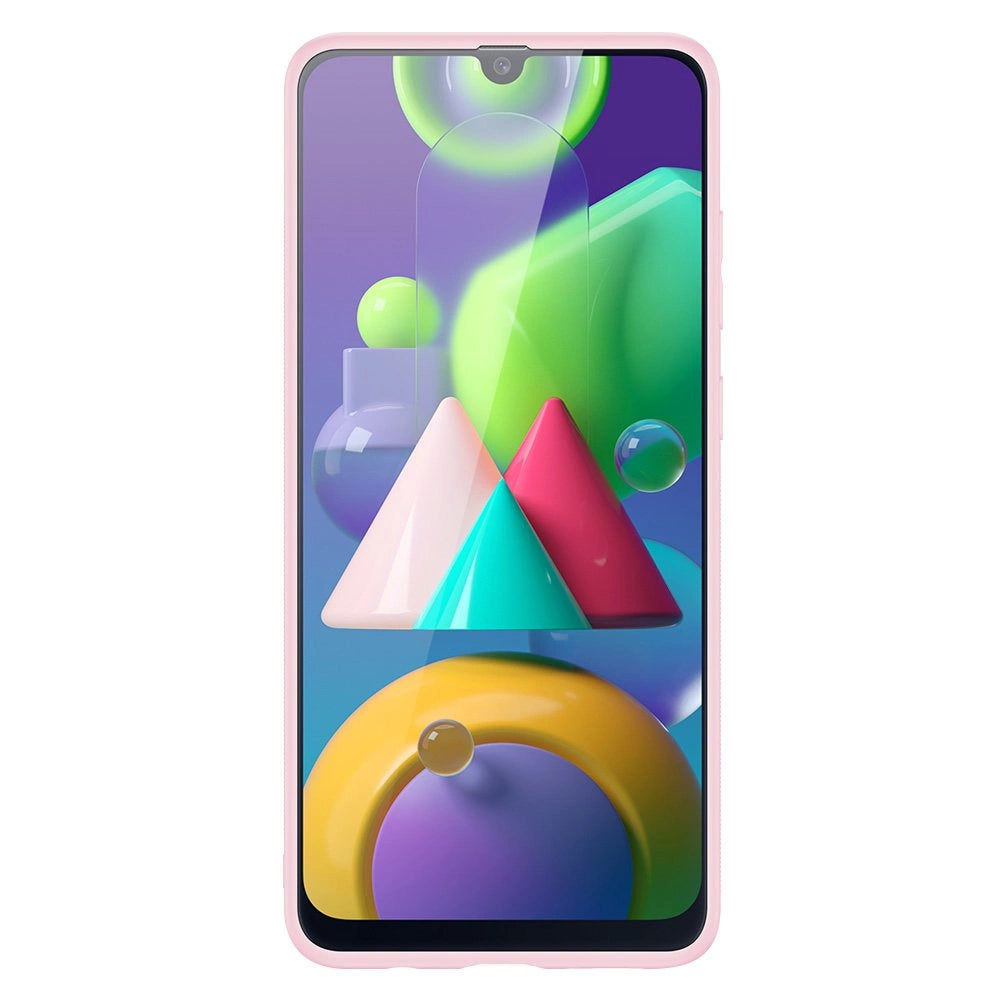 Dux Ducis Yolo elegant kuffert lavet af blødt TPU og PU læder til Samsung Galaxy M30s pink