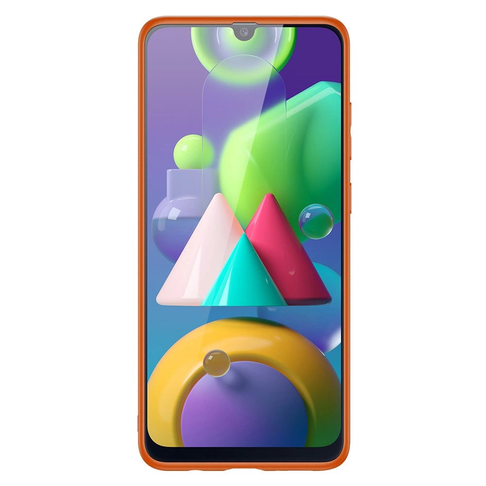 Dux Ducis Yolo elegant kuffert lavet af blødt TPU og PU læder til Samsung Galaxy M30s orange
