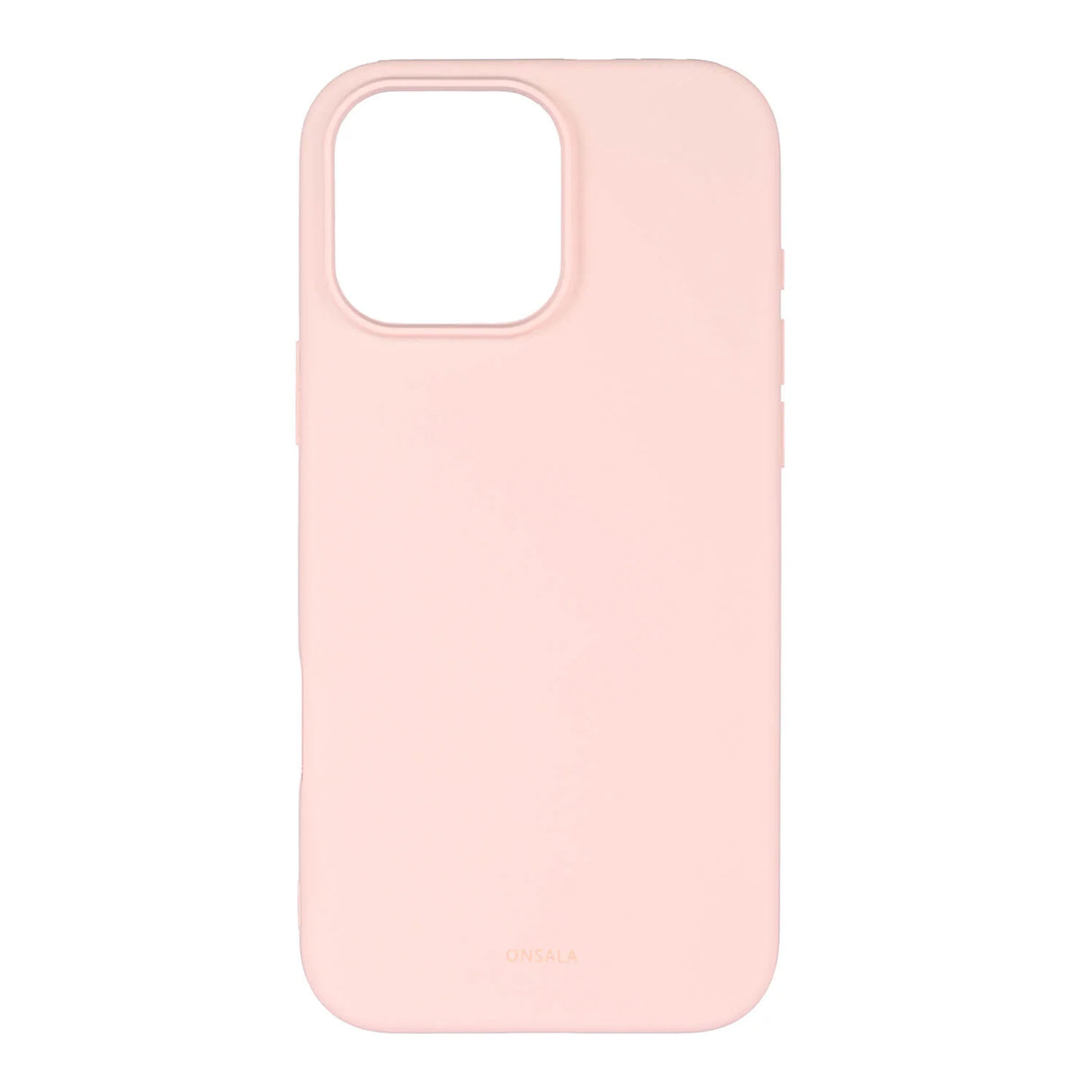 Onsala Mobilcover med Silikone Feel Chalk Pink - iPhone 16 Pro Max