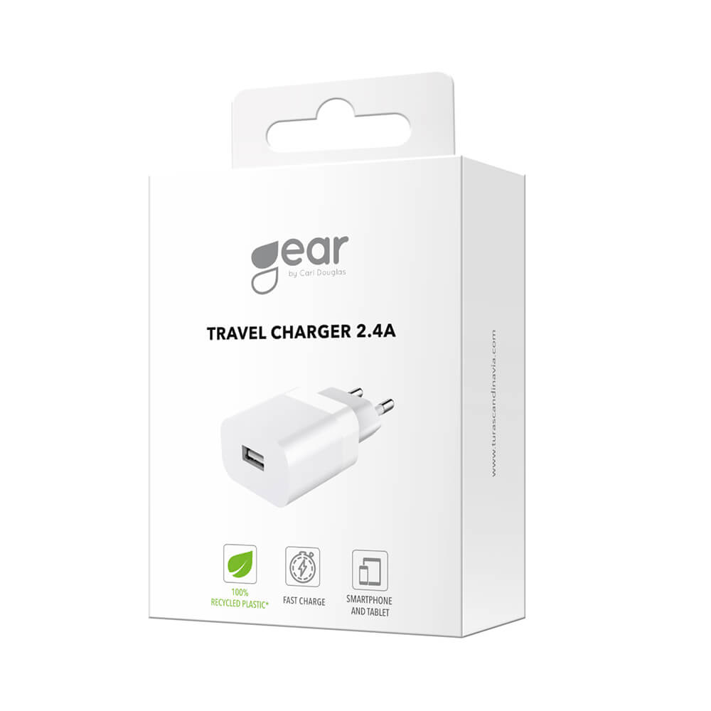 Gear Charger 220 V 1x Usb A 2.4 A White