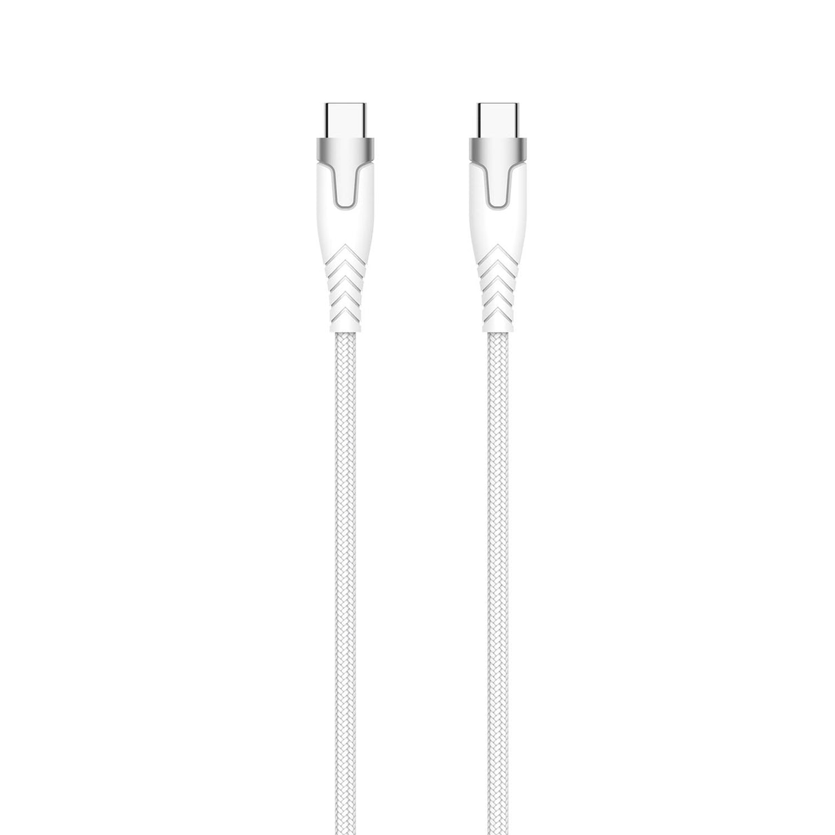 Gear Kevlar Cable Pro Usb C To Usb C 2.0 1.5m Kevlar Cable With Metalhousing White