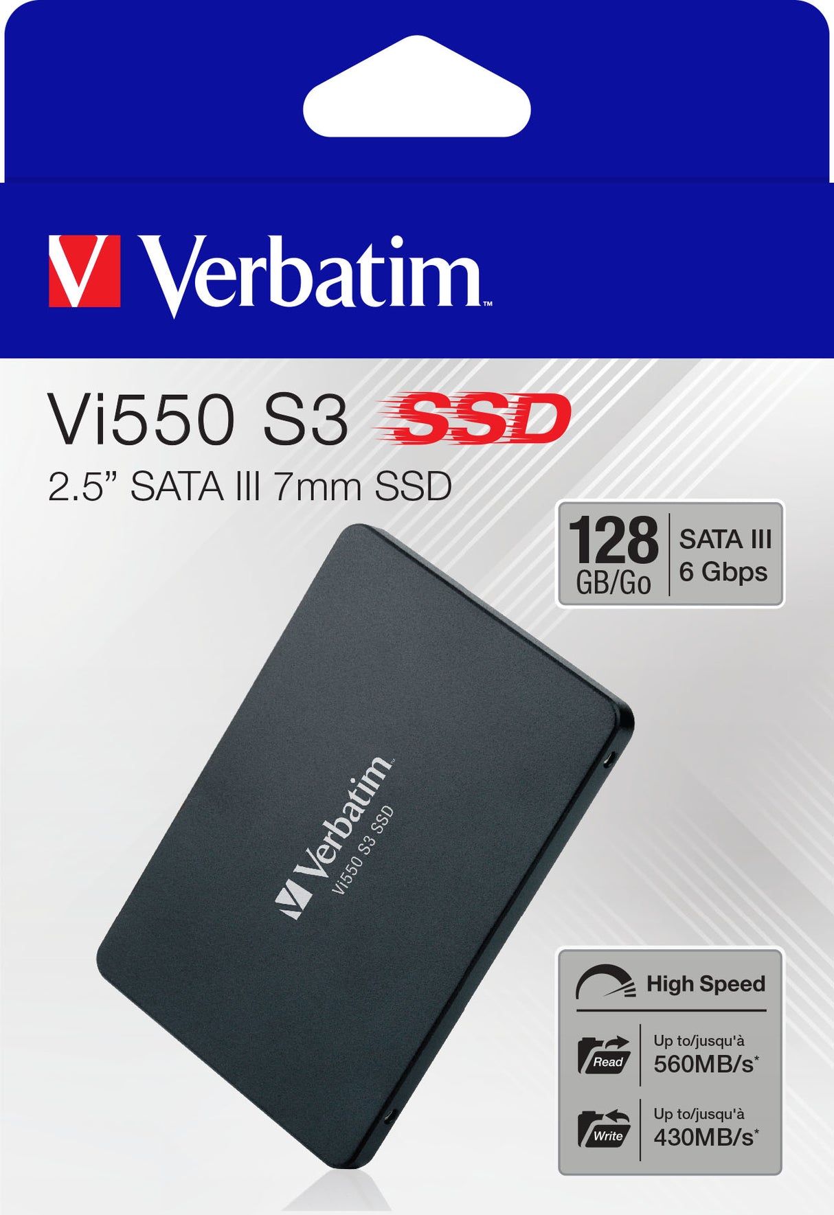 Verbatim Vi550 128 GB 2.5" Serial ATA III 3D NAND
