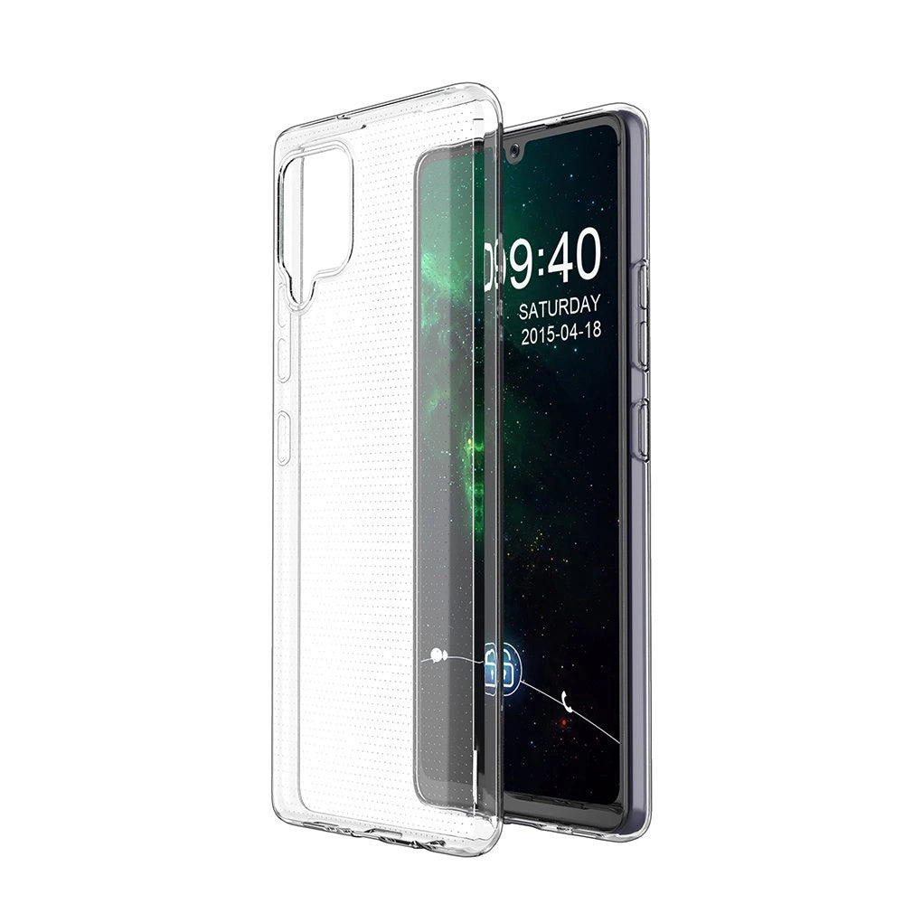 Ultra Clear 0,5 mm Gel TPU Cover til Samsung Galaxy A12 / Galaxy M12 gennemsigtige