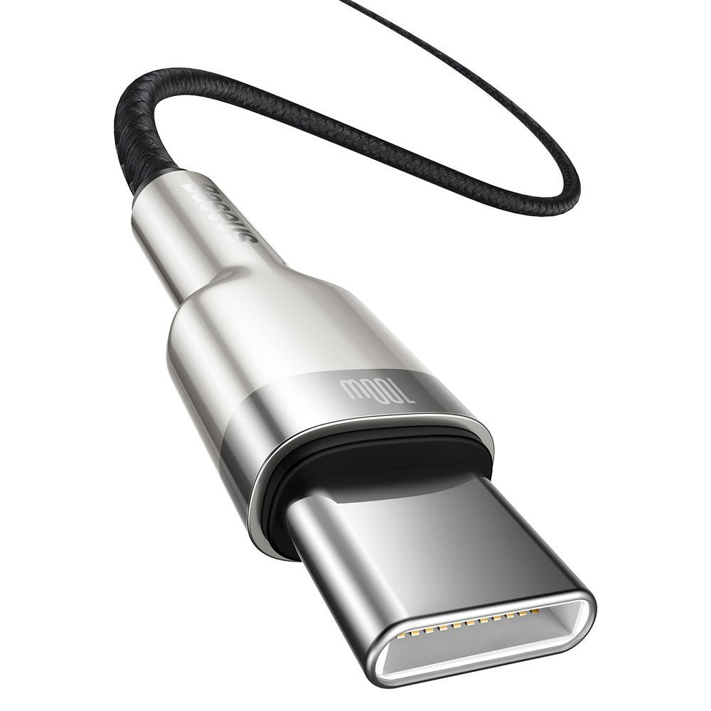 Baseus Cafule serie Metal Data USB-C / USB-C PD QC SCP 100W 5A 2 m kabel - sort