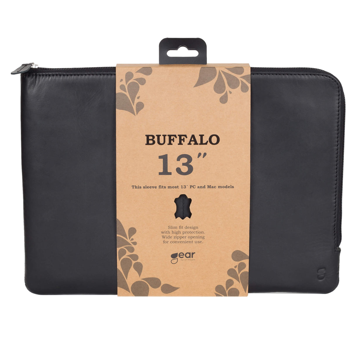Buffalo Computer Sleeve 13" Mac Og Pc Sort