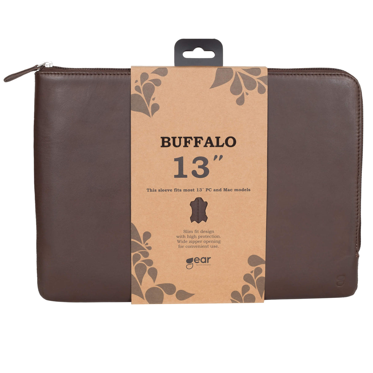 Buffalo Computer Sleeve 13" Mac Og Pc Brun