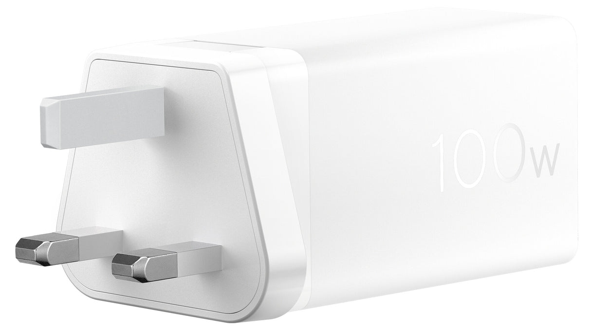 ASUS 100W USB-C GaN Charger Universel Hvid Vekselstrøm Hurtig opladning Indendørs