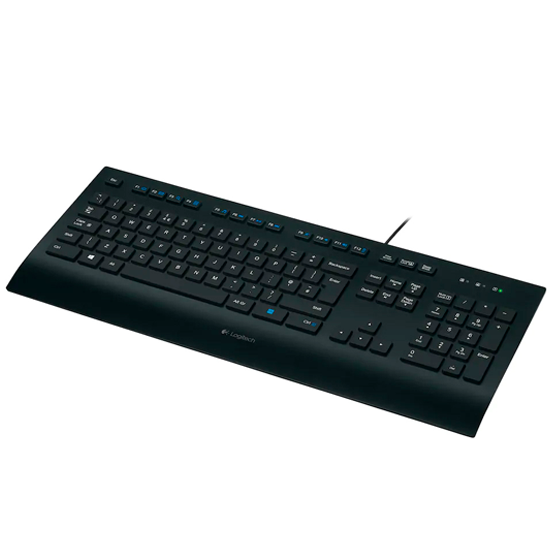Logitech Corded K280e Tastatur Kabling Nordisk