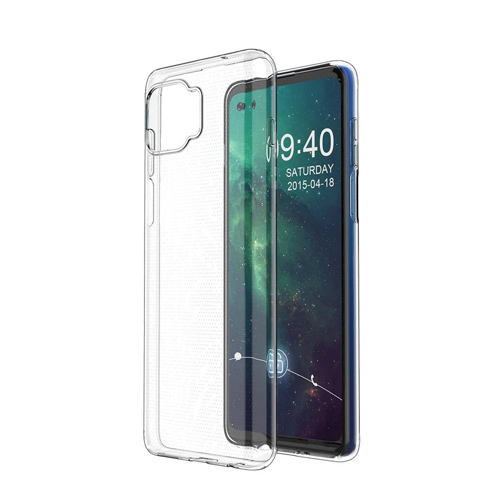 Ultra Clear 0,5 mm Case Gel TPU Cover til Motorola Moto G 5G Plus gennemsigtig