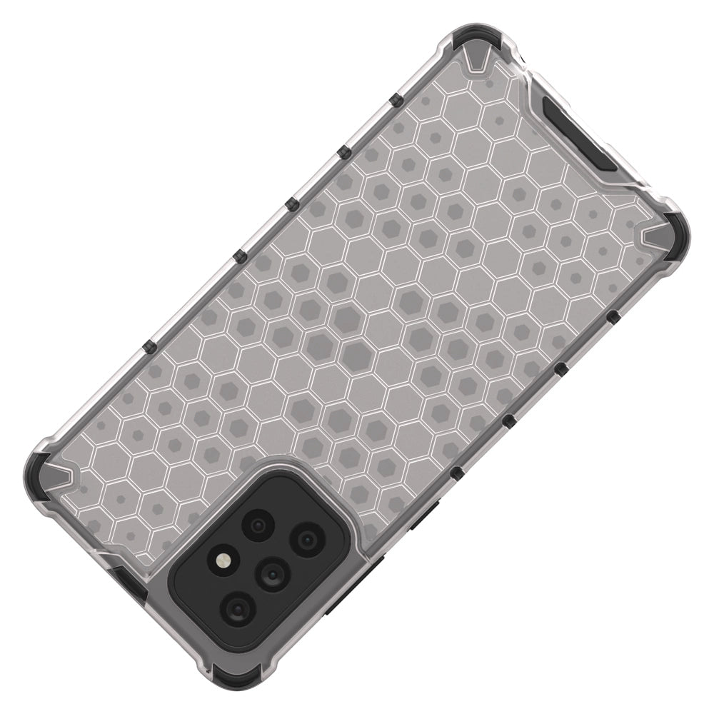 Honeycomb Case rustning med TPU Bumper til Samsung Galaxy A72 4G blå