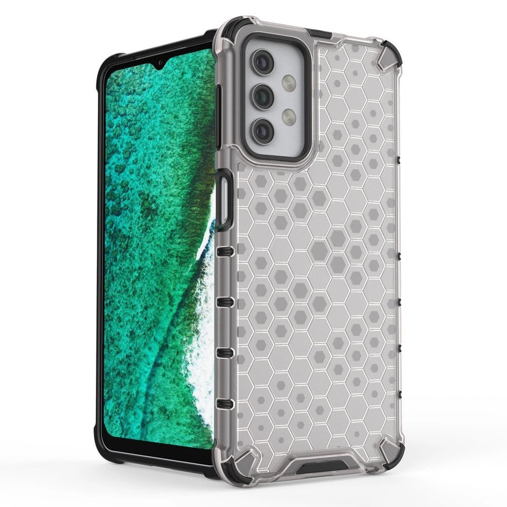 Honeycomb Case rustning med TPU Bumper til Samsung Galaxy A32 5G grøn