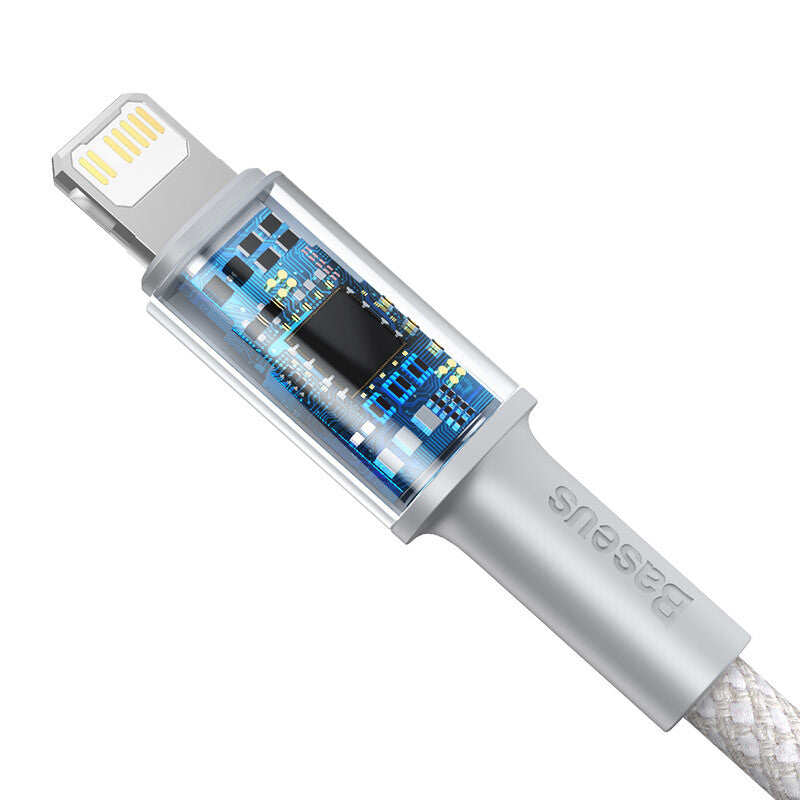 Baseus CATLGD-02 Lightning kabel 1 m Hvid
