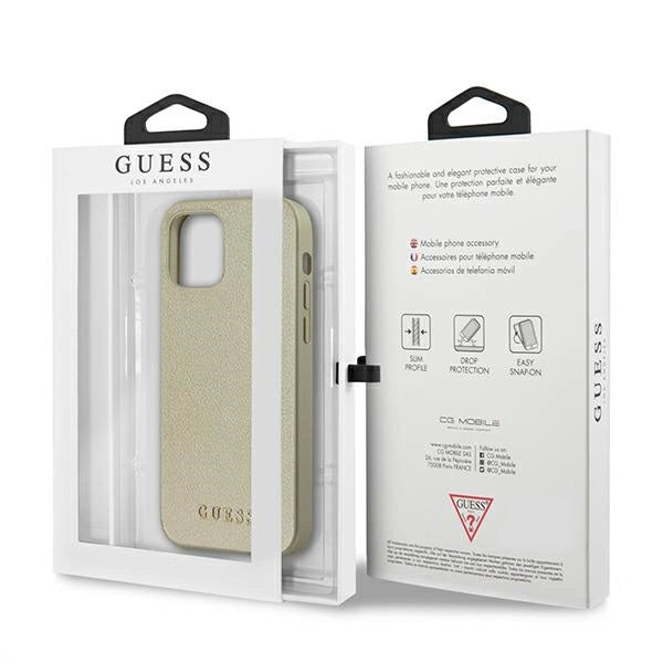 Guess GUHCP12LIGLGO iPhone 12 Pro Max 6.7" guld/guld hardcase Iridescent
