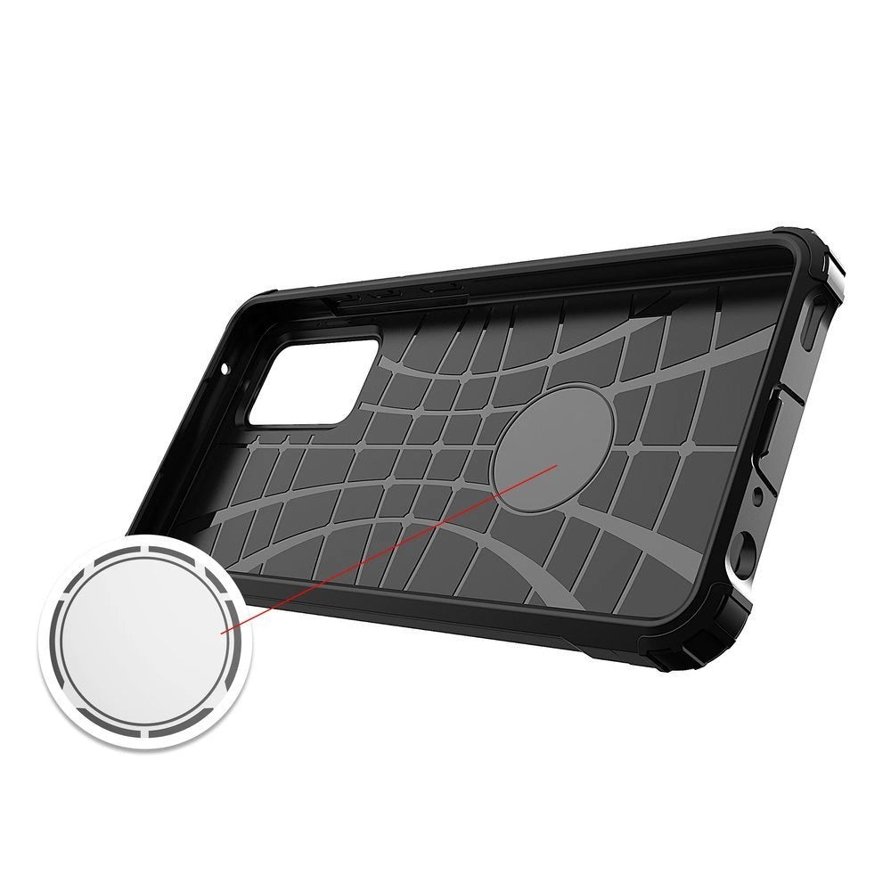 Hybrid Armor Case Tough Rugged Cover til Samsung Galaxy A72 4G blå