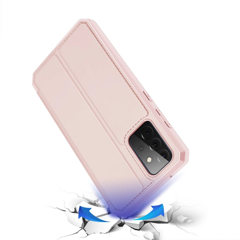 DUX DUCIS Skin X Bokhylster til Samsung Galaxy A72 4G pink