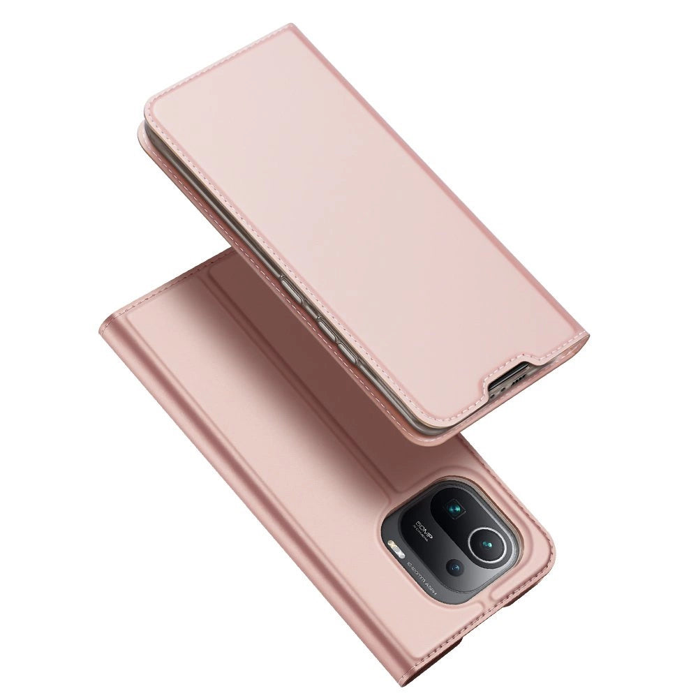 DUX DUCIS Skin Pro Bokhylster til Xiaomi Mi 11 Pro pink