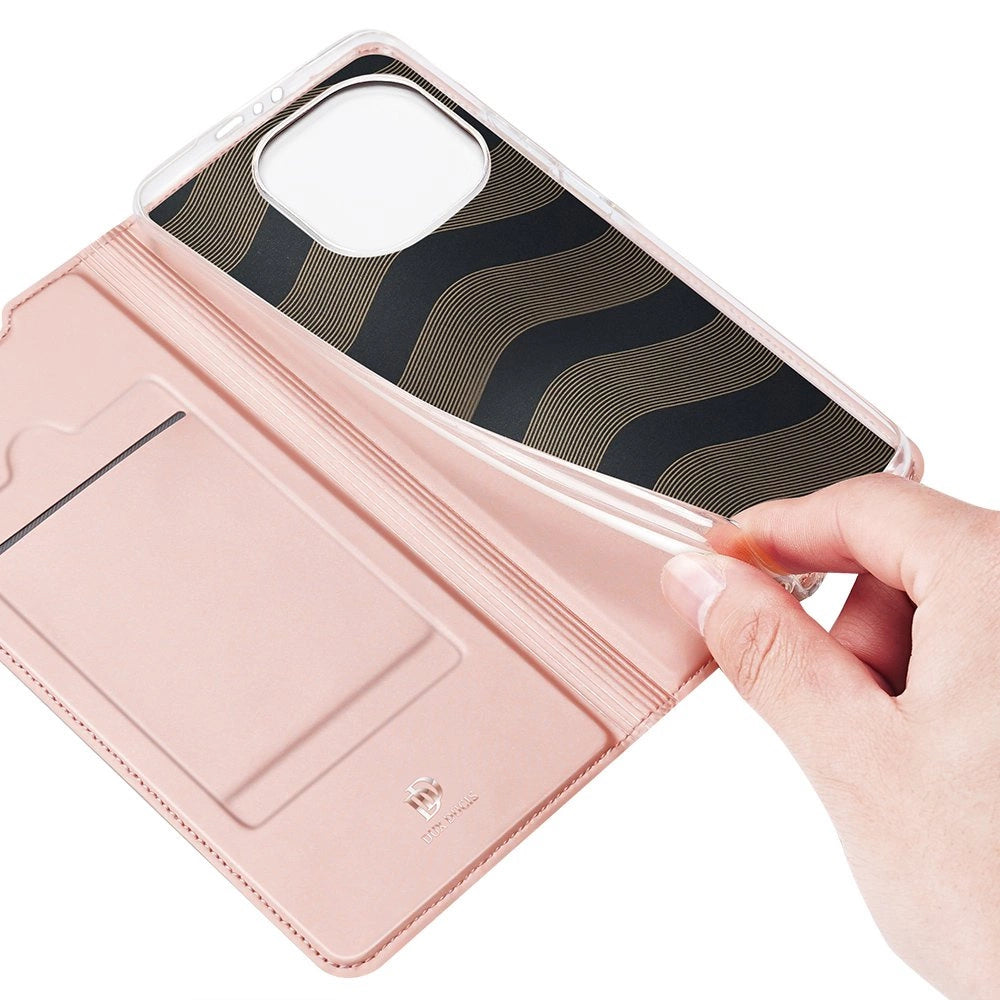 DUX DUCIS Skin Pro Bokhylster til Xiaomi Mi 11 Pro pink