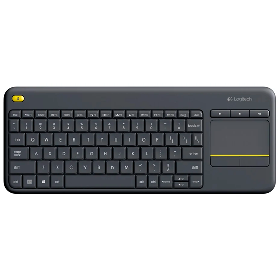 Logitech Wireless Touch Keyboard K400 Plus Tastatur Trådløs Dansk/Finsk/Norsk/Svensk