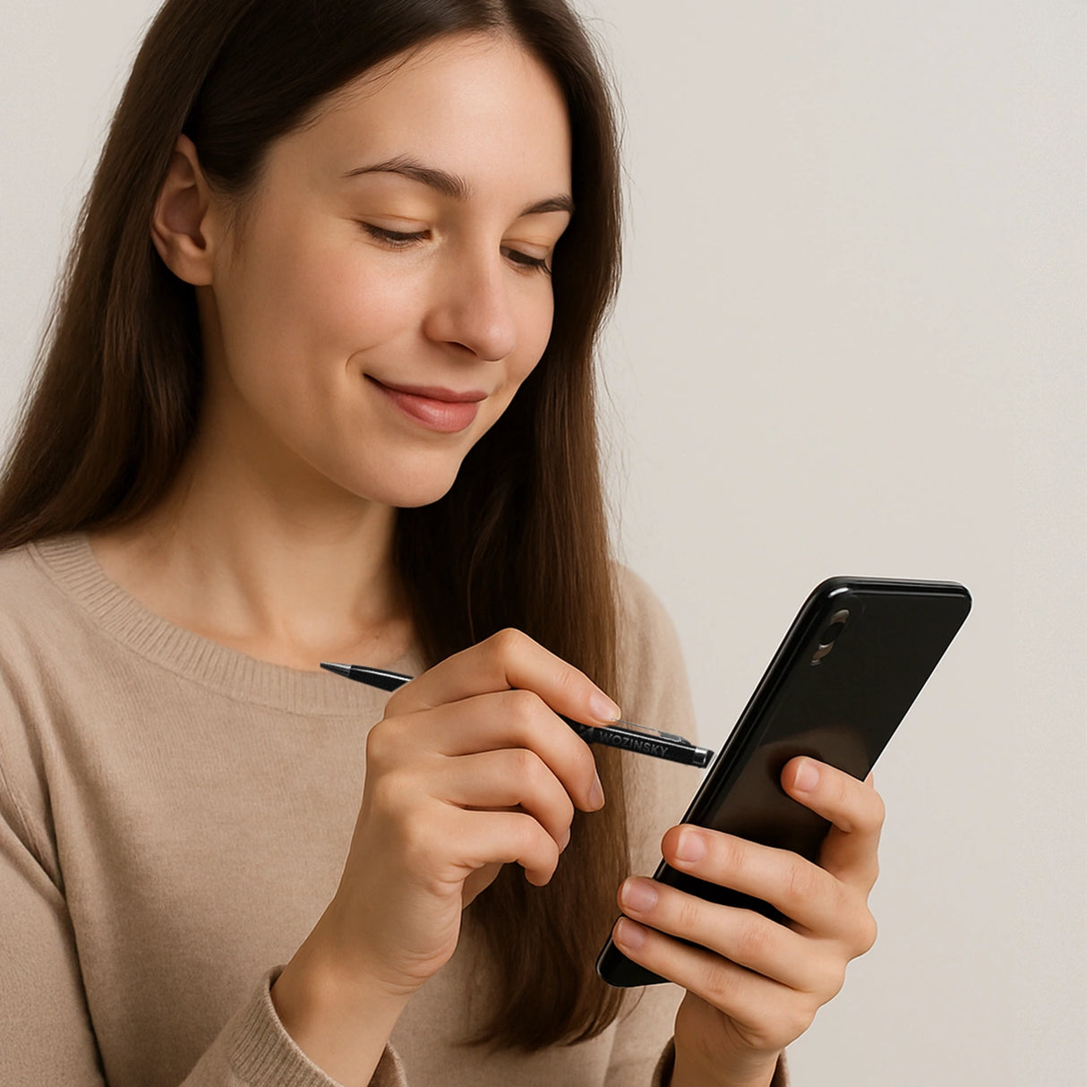 Wozinsky pen stylus til smartphone tablet touch screens, sort