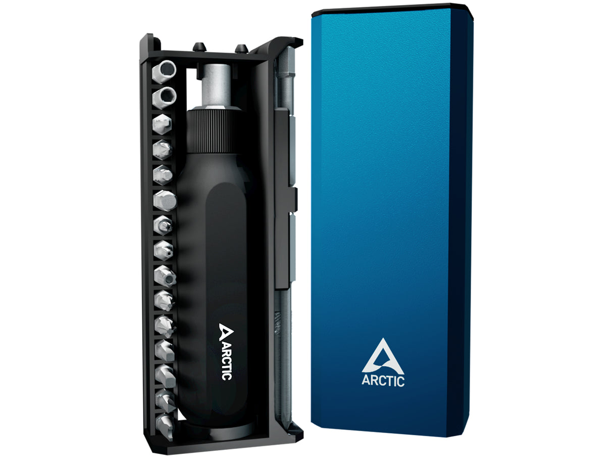 ARCTIC Skraldeskruetrækker med bit og sokkelsæt