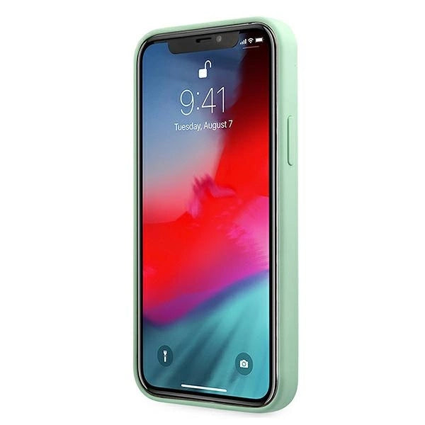 Guess GUHCP12SLSLMGGN iPhone 12 mini 5.4" grøn/grøn hardcase Metal Logo Script