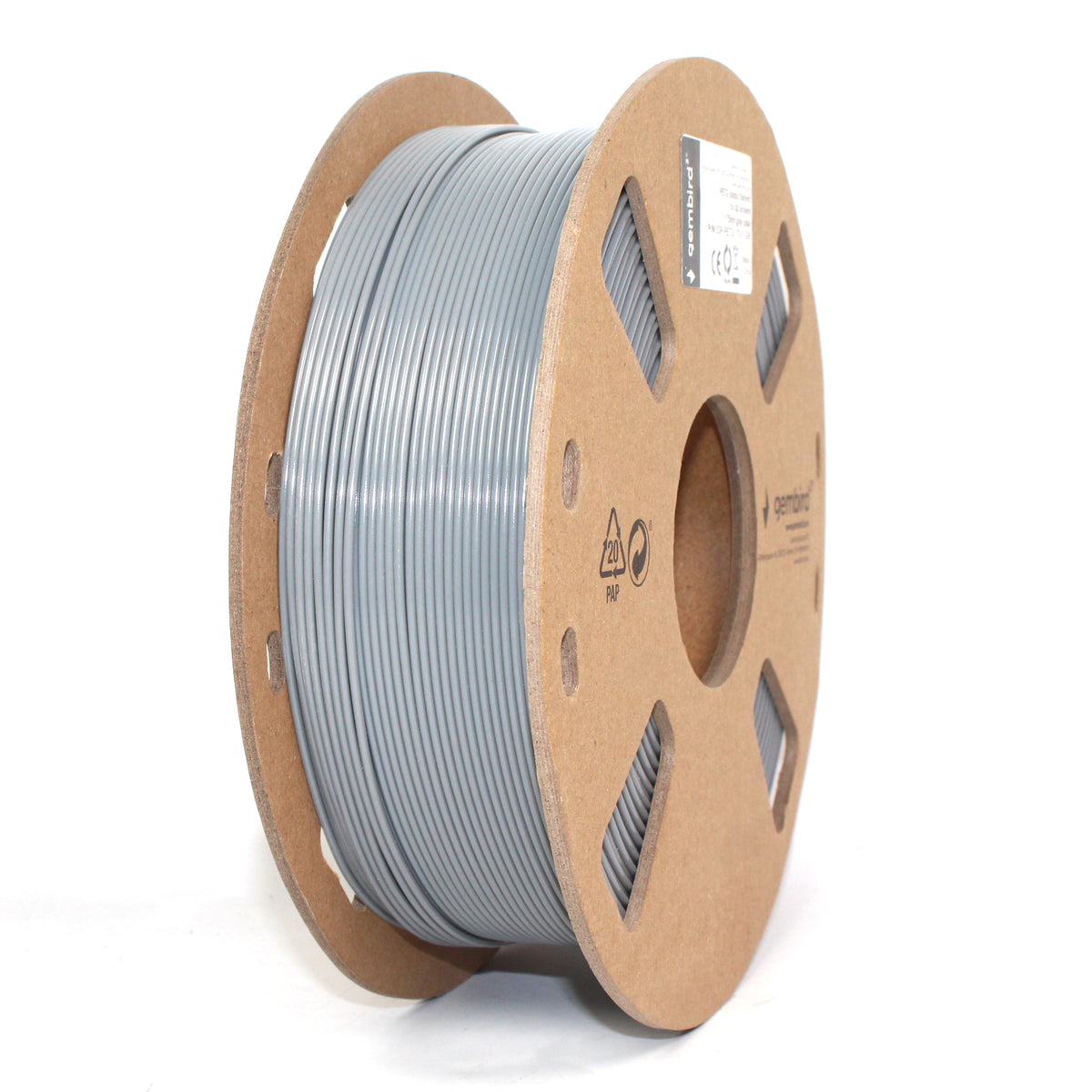 Gembird PETG filament 1.75mm Grå