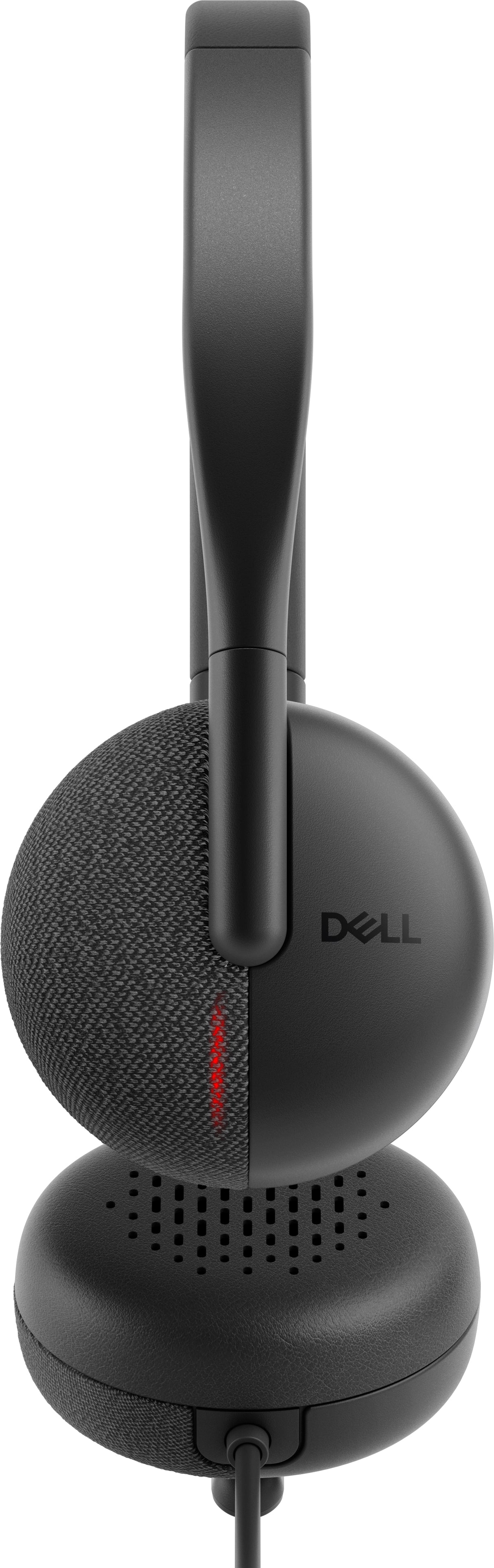 DELL WH3024 Headset Ledningsført Kontor/Callcenter USB Type-C Sort
